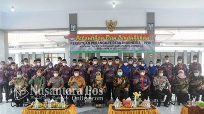 Hadiri Pengukuhan PPDI Kecamatan Peterongan, Bupati Jombang Tekankan Sinergitas