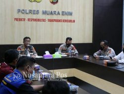Bangun Sinergitas, Kapolres Muara Enim Gelar Silaturahmi Dengan Para Awak Media