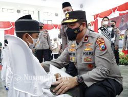Capaian Vaksinasi di Kabupaten Jombang Mendapat Apresiasi Polda Jatim