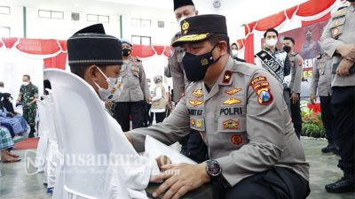 Capaian Vaksinasi di Kabupaten Jombang Mendapat Apresiasi Polda Jatim