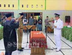 Kades Plosokerep Jombang Melantik 1 Orang Perangkat Desa Baru