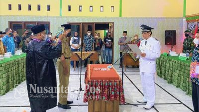 Kades Plosokerep Jombang Melantik 1 Orang Perangkat Desa Baru