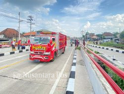 FOTO : Jembatan Ploso Jombang Dibuka Uji Coba