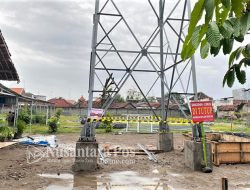 Tak Berizin, Tower di Dusun Sambong Duren Jombang Terancam Dirobohkan