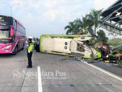 Kecelakaan Maut Bus PO Ardiansyah di Tol Mojokerto, 13 Korban Tewas, 12 Luka Berat