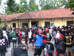 Minta Keadilan, Ratusan Pendekar Silat Pagar Nusa Geruduk Polsek Mojoagung Jombang