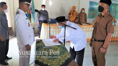 Kades M.Subbatul Alimi, Resmi Melantik Kasi Kesra Desa Dapurkejambon Jombang