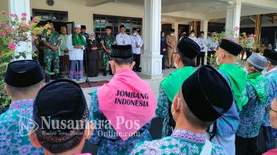 Bupati Jombang Lepas Keberangkatan Calon Jamaah Haji Kloter 33