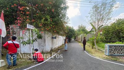 Dengan Bantuan Keuangan Khusus Pemdes Candimulyo Jombang Bangun Jalan Lingkungan