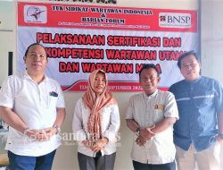 Pimred Nusantara Pos Ikuti UKW Utama di LSP Pers Indonesia