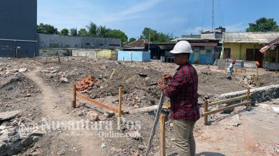 Pembangunan Pasar Pon Jombang Dikebut, Pelaksana Dan Pengawas Dihimbau Kerja Dengan Baik