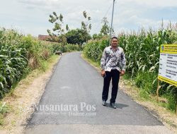 Pemdes Gempollegundi Jombang Bangun Jalan Dan TPT Dari BKK Kabupaten