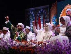 Ribuan Warga Ikuti Jatim Bersholawat di Jombang