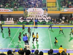 42 Tim Ikuti Kejuaraan Bola Voli Kapolres Cup di GOR Merdeka Jombang