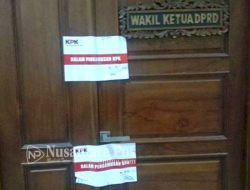 KPK Segel Ruang Kerja Wakil Ketua DPRD Jatim