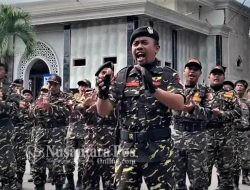 Banser Jombang Terjunkan 300 Anggota Ikut Amanakan Puncak Harlah 1 Abad NU