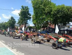 BBM Sulit, Bawa Puluhan Traktor Petani Jombang Demo Bupati Dan DPRD