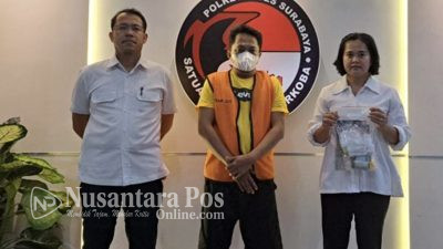 Edarkan Sabu, Kuli Bangunan Tenggumung Wetan Surabaya Diciduk Polisi