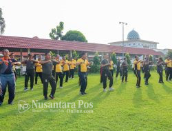 Soliditas TNI-Polri, Polres Jombang Gelar Olah Raga Bersama
