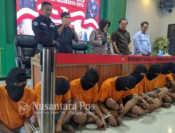 12 Pelaku Begal di Mojokerto Ditangkap Usai Keroyok Pemotor Asal Jombang