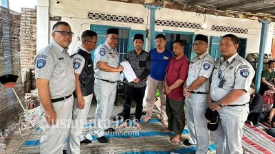 Jasa Raharja Serahkan Santunan Korban Tabrakan KA Dhoho Vs Luxio di Jombang