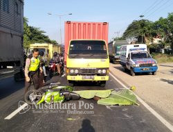 Gagal Nyalip, Siswa SMK Tewas Terlindas Truk di Sidoarjo