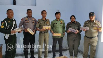 Satpol PP Jombang Gelar Operasi ‘Gempur Rokok Ilegal’ di Dua Kecamatan