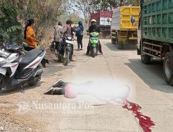 Wartawan Tewas Jadi Korban Tabrak Lari Truk Galian C di Mojokerto