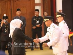 Gubernur Jatim Lantik Sugiat Pj Bupati Jombang