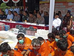 Polda Jatim Musnahkan Narkoba Seberat 80 Kilogram
