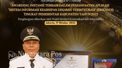 Jombang Raih Penghargaan Terbaik Kedua Tingkat Nasional Pemanfaatan Aplikasi Srikandi