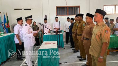 Kades Sumbermulyo Jombang Melantik 4 Orang Perangkat Desa