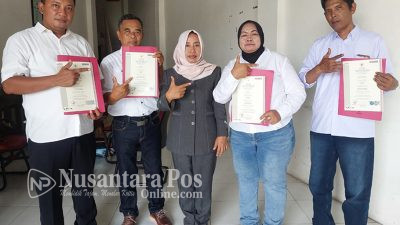 Empat Wartawan Jombang Terima Sertifikasi Wartawan Dari LSP Pers Indonesia