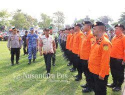 Pj Bupati Jombang Sugiat Pimpin Apel Gabungan Kesiapsiagaan Hadapi Bencana