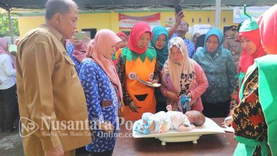 Bulan Penimbangan Balita Terintegrasi di Jombang Momentum Perkuat Gerbang Penting