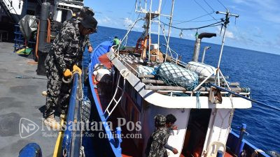 KKP Tangkap Kapal Asing Asal Filipina di Laut Sulawesi