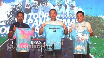 Kapolda Resmikan Lomba Bersepeda Tour De Panderman Polda Jatim 2024