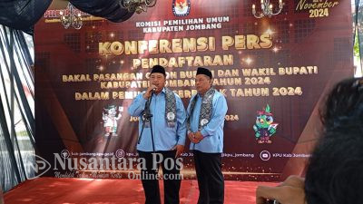 Diusung 8 Parpol, Paslon Warsubi-Salman Daftar ke KPU Jombang Hari Ini