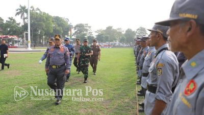 Sambut Pilkada 2024, Pemkab Jombang Gelar Pasukan Satlinmas