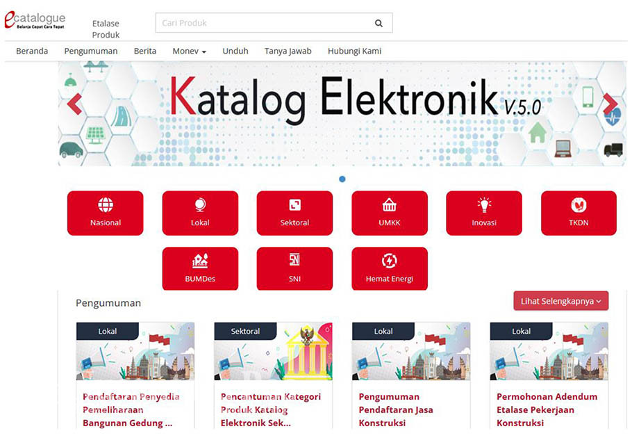 E-Katalog Konstruksi Modus Baru Korupsi Pengadaan Barang Dan Jasa
