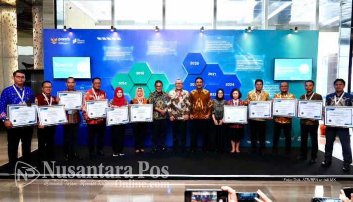 Kementerian ATR/BPN Raih Predikat Wilayah Bebas Korupsi untuk 12 Kantor Pertanahan