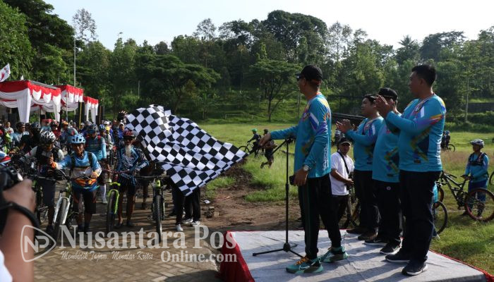 Event Gowes Anjasmoro Fun Adventure Bike Jombang Dihadiri Ratusan Peserta Luar Daerah