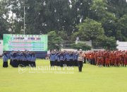 Upacara Hari Nusantara, Bela Negara, Kesetiakawanan Sosial, dan Hari Ibu di Lapangan Pemkab Jombang 