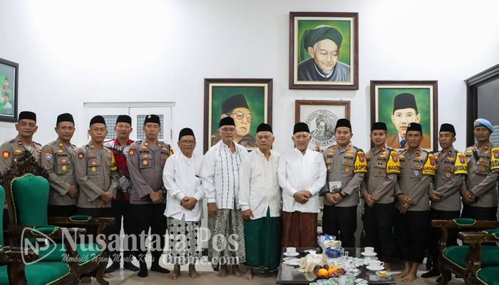 Perkuat Kamtibmas, Kapolres Jombang Sowan Kiai Pesantren Tebuireng