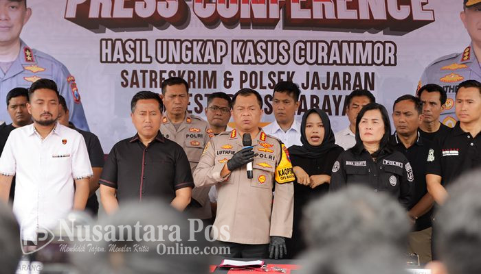 Dalam Sebulan 32 Pelaku Curanmor di Surabaya Ditangkap