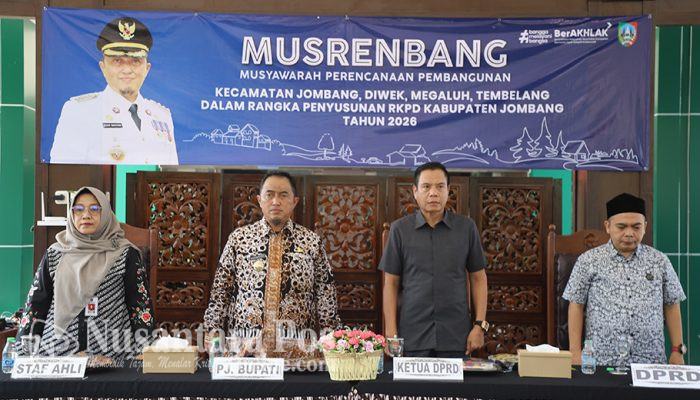 Musrembang RKPD 2026 Kab Jombang Dimulai, Fokus Penguatan Pondasi Strategis Daerah