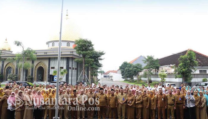 Pimpin Apel Perdana, Bupati Jombang Serukan Semangat Ibadah Dan Kerja Tim