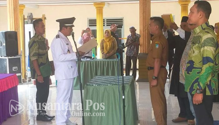 Kades Balonggemek Jombang lantik kepala Dusun Wuluh