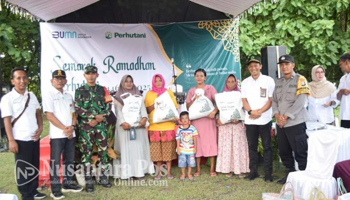 Perhutani gelar pasar murah dan UMKM berkah semarak Romadhon di KPH Jombang