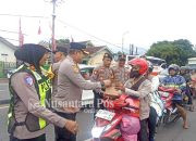 Kapolres Jombang pantau arus Lalin di jalur arteri Bandar Kedungmulyo-Simpang tiga Bangjuri